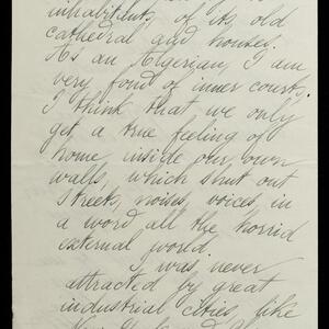 a page of handwritten text