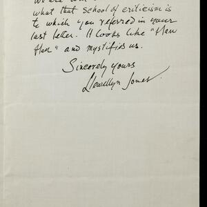 a page of handwritten text