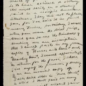 a page of handwritten text