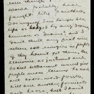 a page of handwritten text