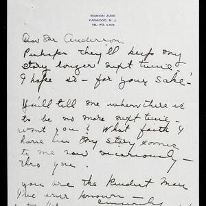 a page of handwritten text