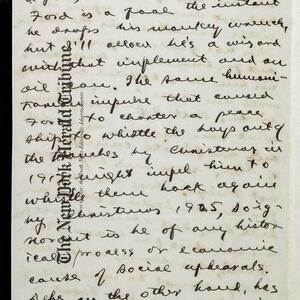 a page of handwritten text