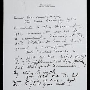 a page of handwritten text