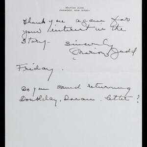 a page of handwritten text