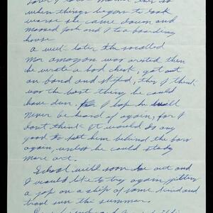 a page of handwritten text