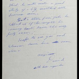 a page of handwritten text
