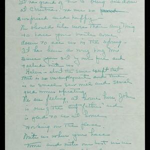 a page of handwritten text