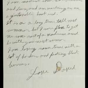 a page of handwritten text
