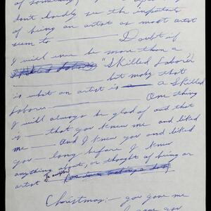 a page of handwritten text