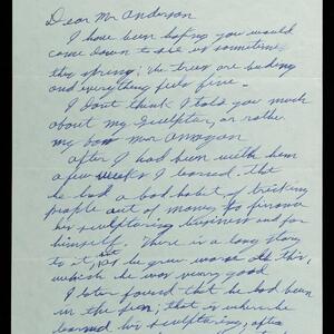 a page of handwritten text