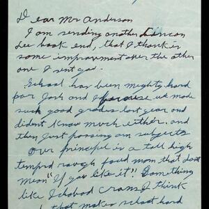 a page of handwritten text