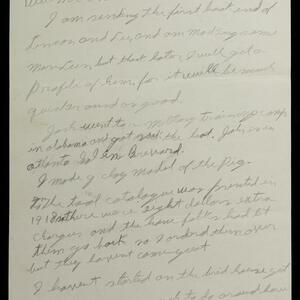 a page of handwritten text