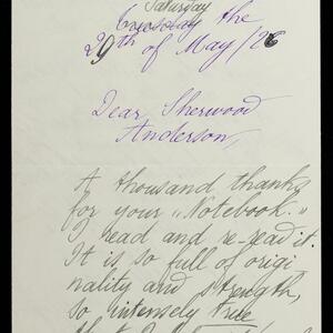 a page of handwritten text
