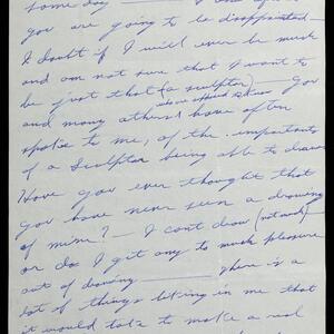 a page of handwritten text