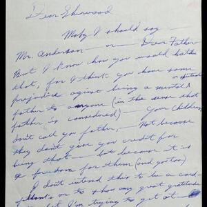 a page of handwritten text