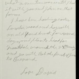 a page of handwritten text