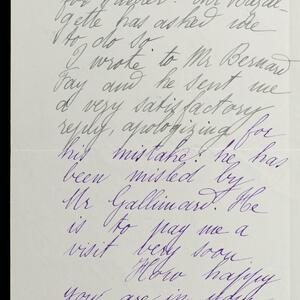 a page of handwritten text