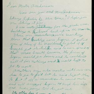 a page of handwritten text