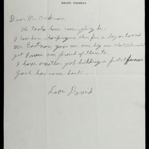 a page of handwritten text