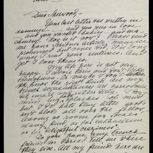 a page of handwritten text