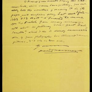 a page of handwritten text