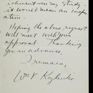 a page of handwritten text