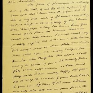 a page of handwritten text