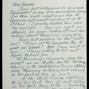 a page of handwritten text
