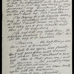 a page of handwritten text