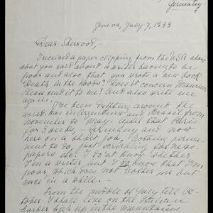 a page of handwritten text