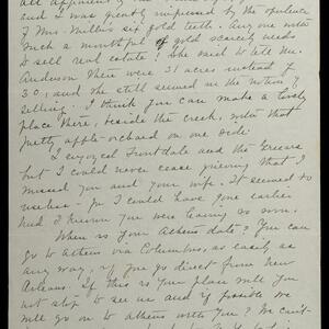 a page of handwritten text