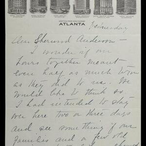 a page of handwritten text