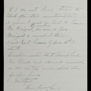 a page of handwritten text