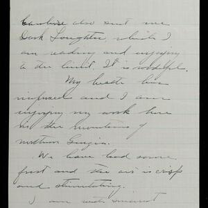 a page of handwritten text