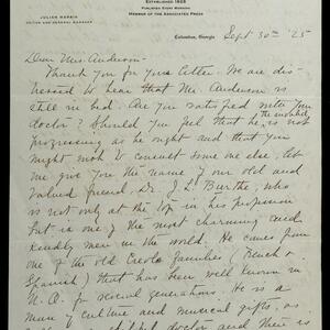a page of handwritten text