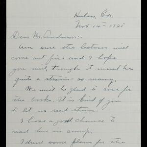 a page of handwritten text