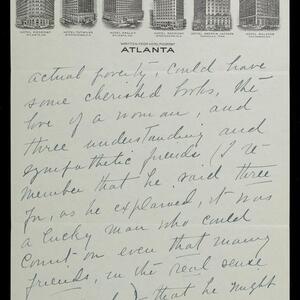 a page of handwritten text