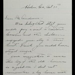 a page of handwritten text