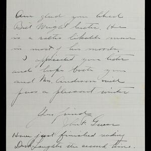 a page of handwritten text