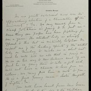 a page of handwritten text