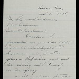 a page of handwritten text