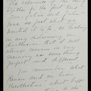 a page of handwritten text