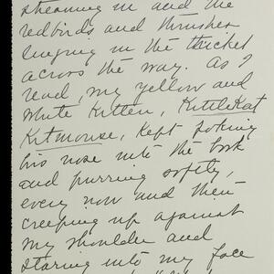a page of handwritten text