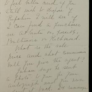 a page of handwritten text