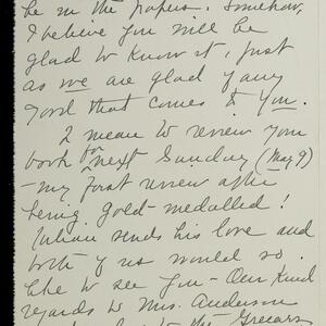 a page of handwritten text