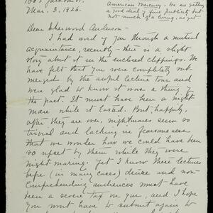 a page of handwritten text