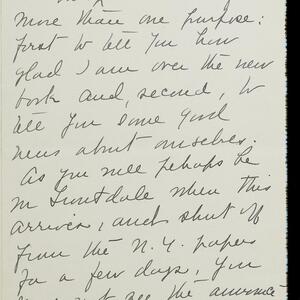 a page of handwritten text