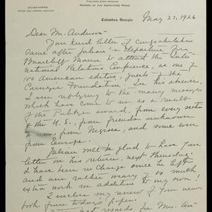 a page of handwritten text