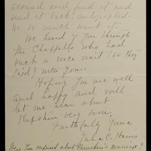 a page of handwritten text