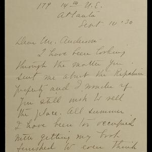 a page of handwritten text